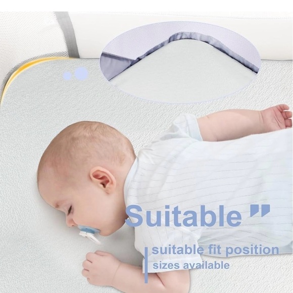 NeoBorn Other - NeoBorn Baby Bassinet Mattress Pad, 20”x33”, Dual Sided Comfort Gel Memory Foam